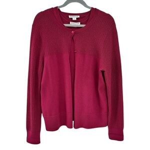 PENDLETON Merino Wool Burgundy Sweater + Tank Top SET XL Petite